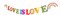 Love is Love Gay Pride LGBT Rainbow Party Banner for Bisexuality, Transgender and Gay Lesbian Pride, Bars Decoration LGBT Rainbow Decoration LGBT Party Pride Month Decoration Pre-assembled
